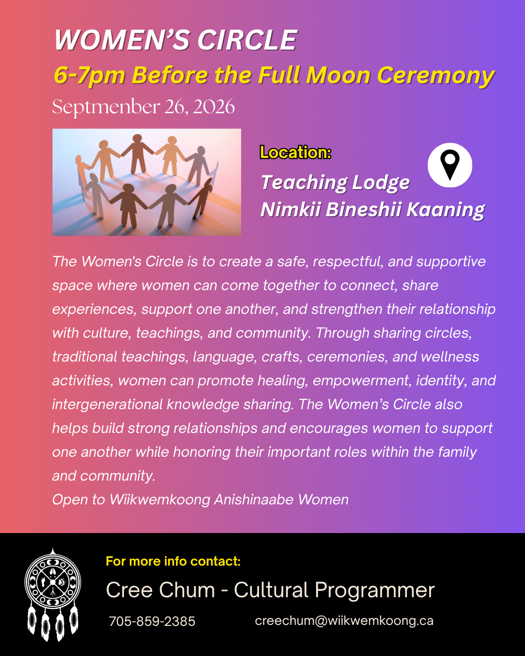 Full Moon Ceremony (Womens Circle Sept 26)
